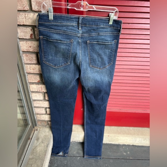 Women’s old navy size 12 mid rise rockstar super skinny Blue Denim Jeans - Picture 4 of 8